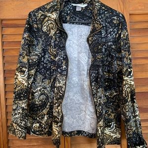 Christopher & Banks paisley jacket